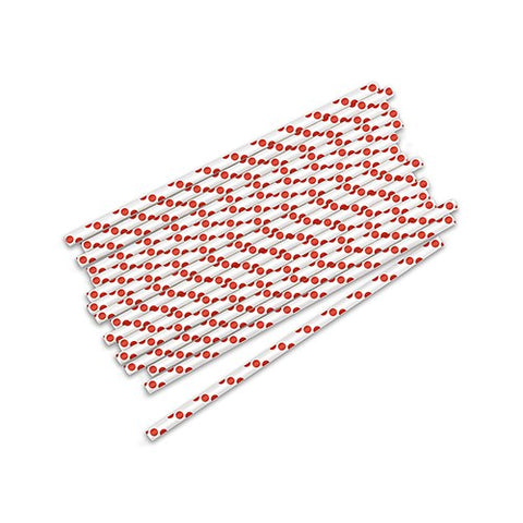 Polka Dot Paper Straws