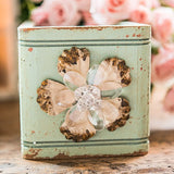 Vintage Inspired Ornate Box with Decorative Pull