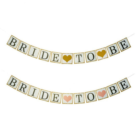 Bride to Be Banner - Serif
