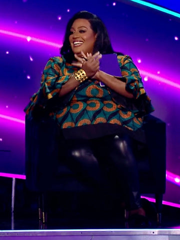 Alison Hammond wearing Adetayo african print Top by Cultureville