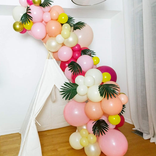 Abaodam 2 Sets Confetti Balloon Ballon Arch Peach and