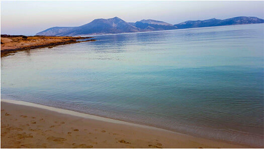 Koufounissi, beach, Greek islands, sandals