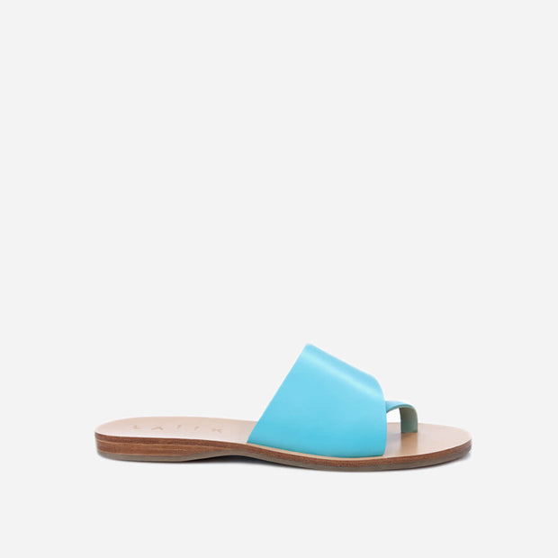 Ria - The Perfect Slip-On Leather Greek Sandals | Laiik