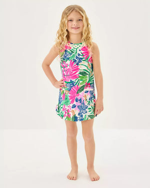 GIRLS LITTLE LILLY CLASSIC SHIFT MULTI ENDLESS SUMMERS - Village Palm