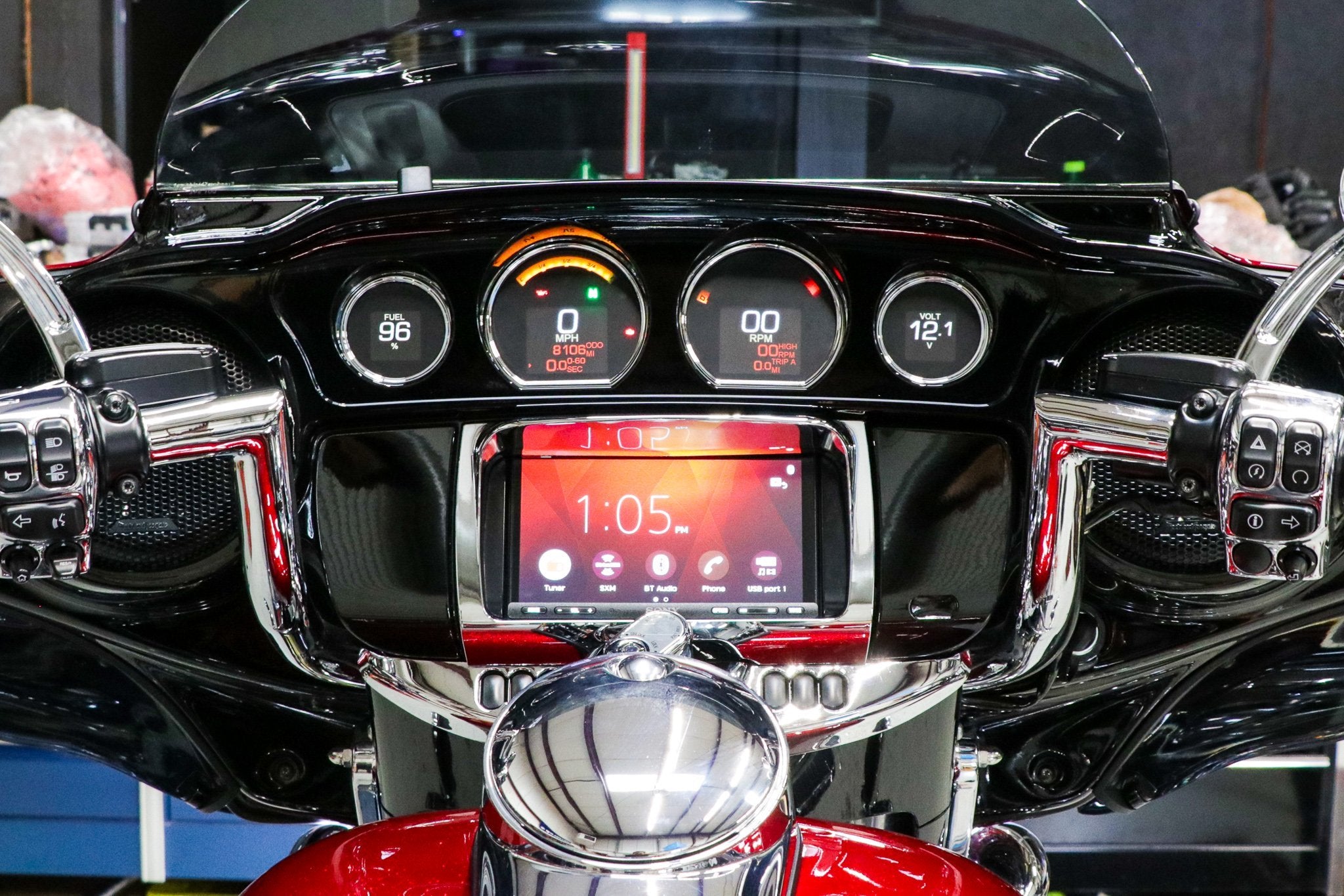 street glide digital gauges