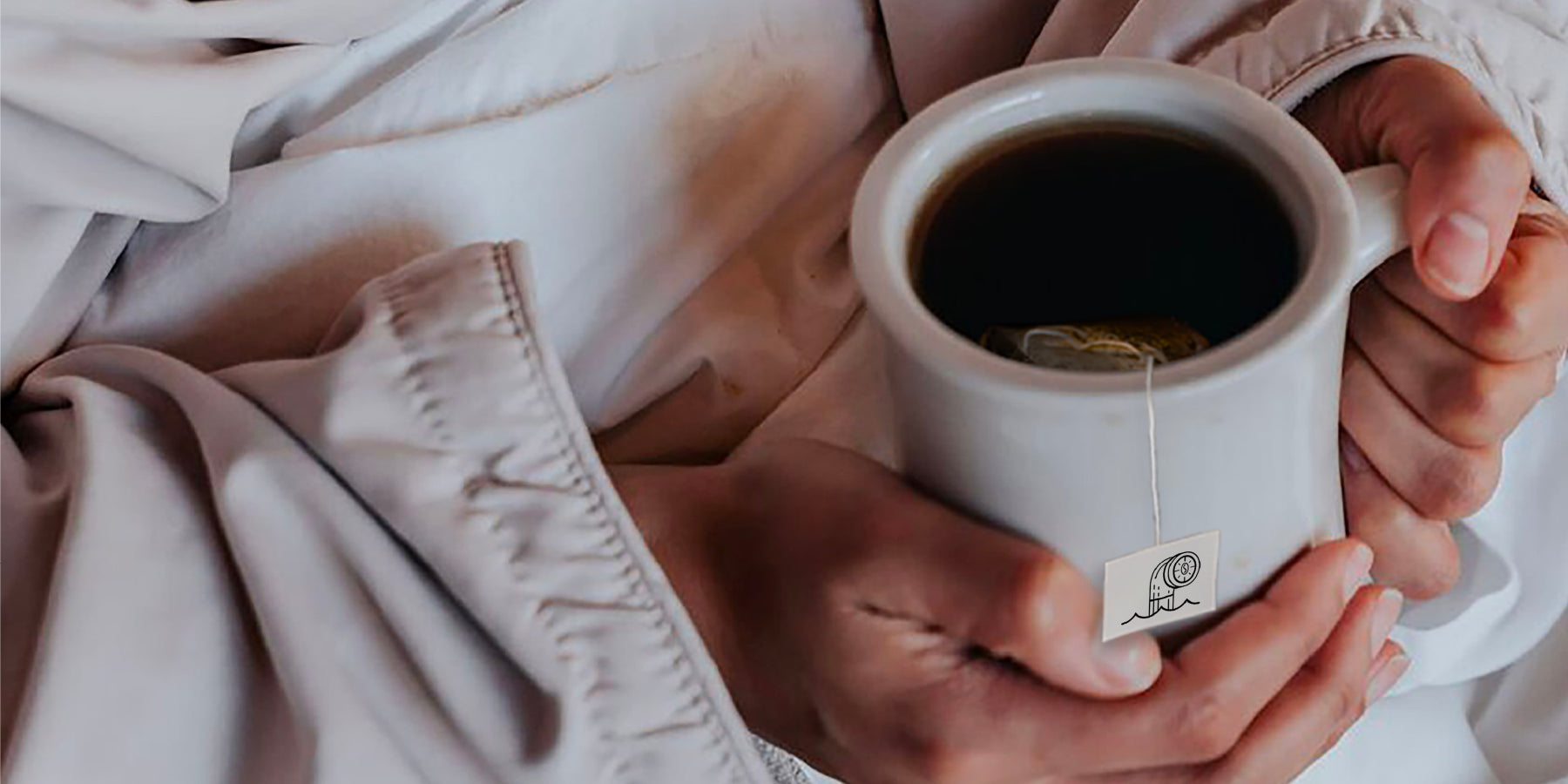 Woman holding Steeped Mug