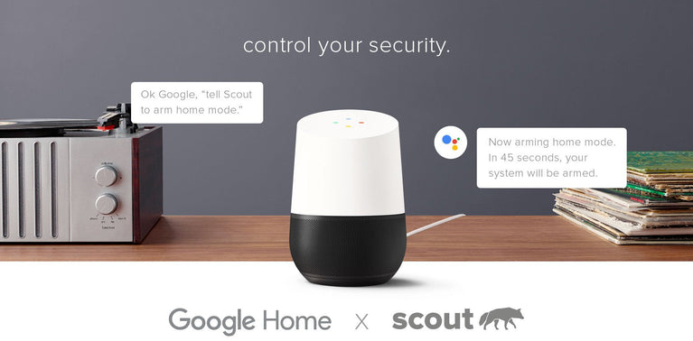 Google Home Security System - Scout Alarm