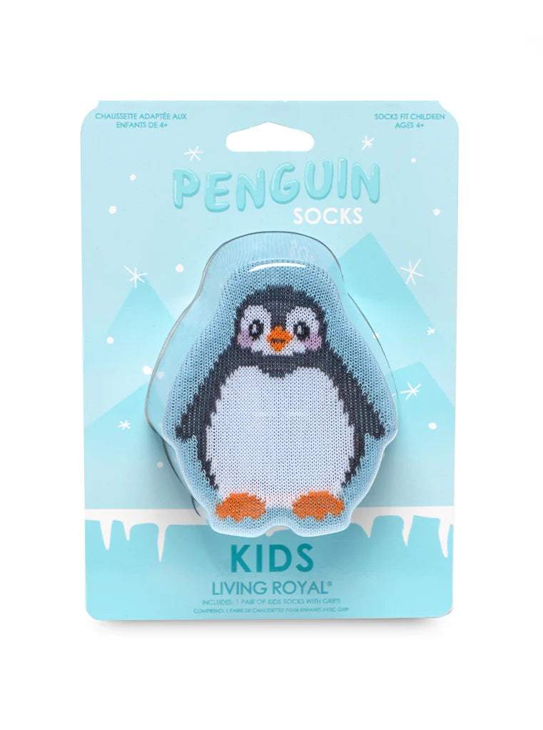 Penguin Kids 3D Crew Socks
