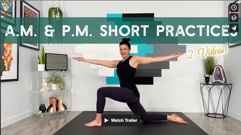 AM & PM Short Yoga Practices with Gina Caputo Health Coach