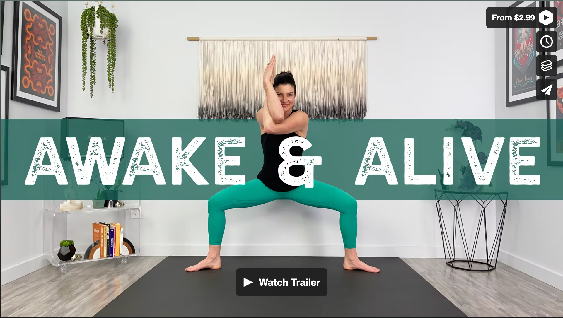 Awake & Alive Yoga Home Practice with Gina Caputo Health Coach