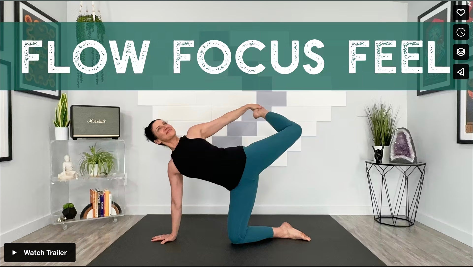 Flow Focus Feel Yoga Home Practice with Gina Caputo Health & Wellness Coach