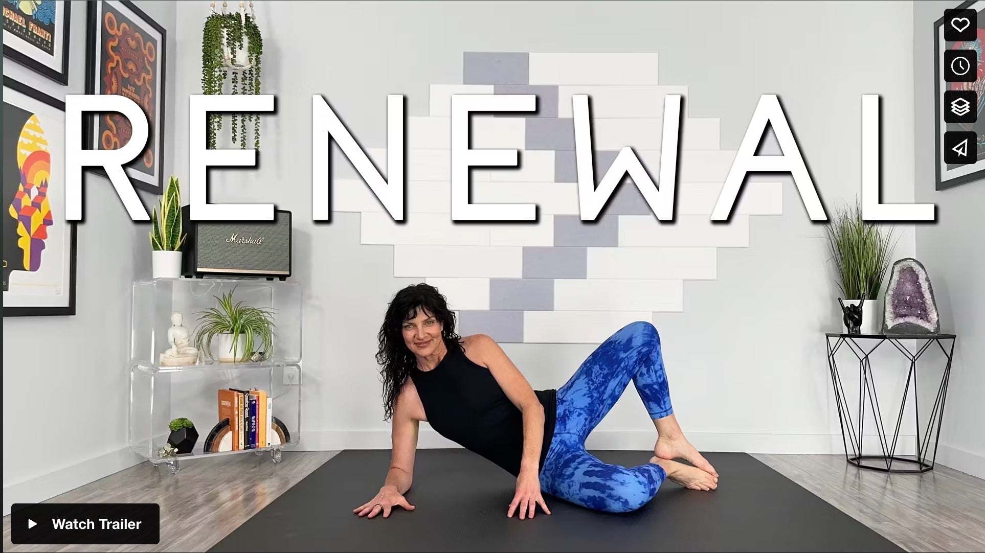 Renewal Home Yoga Practice with Gina Caputo Health & Wellness Coach