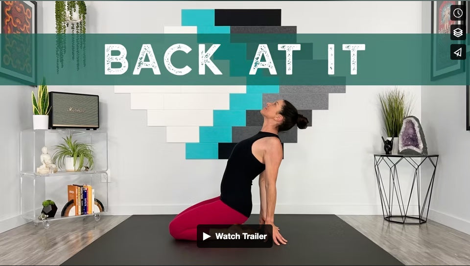 Back At It Yoga For Your Back Home Practice with Gina Caputo, Health Coach