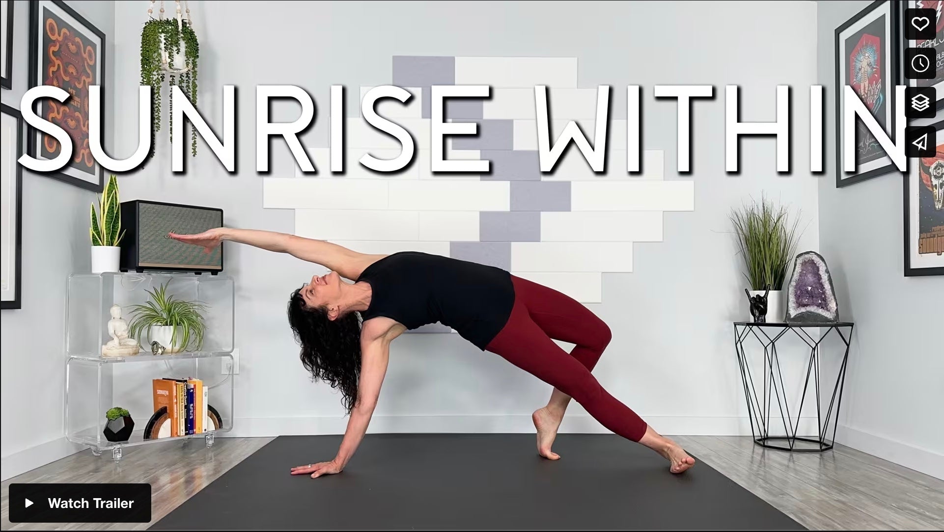 The Sunrise Within Twisting Yoga Home Practice with Gina Caputo Health & Wellness Coach