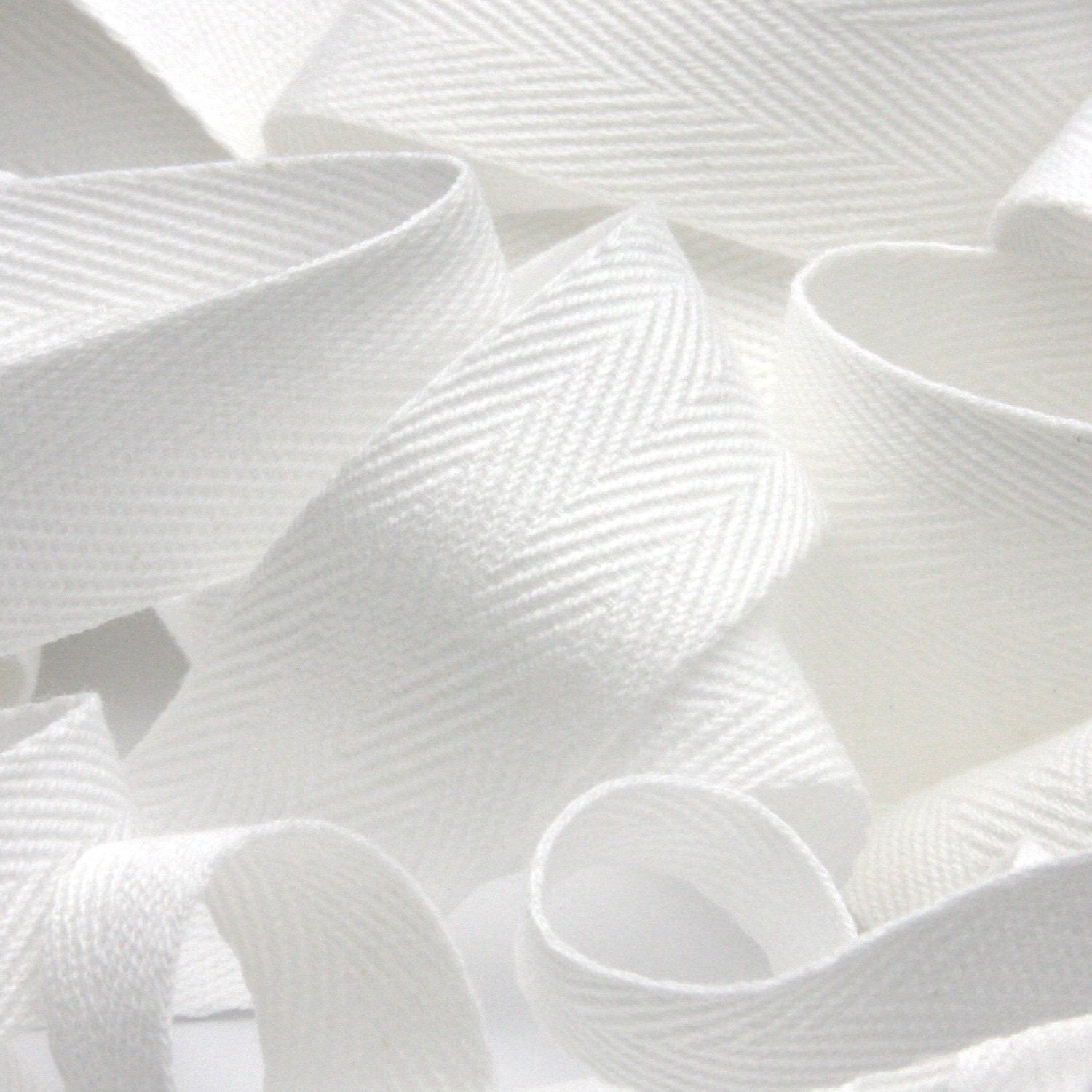 Sample] Thick Cotton Herringbone Ribbon 30mm (1-3/16) 3 Meters