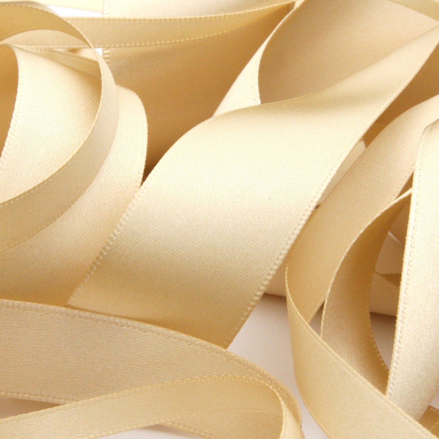 beige satin ribbon