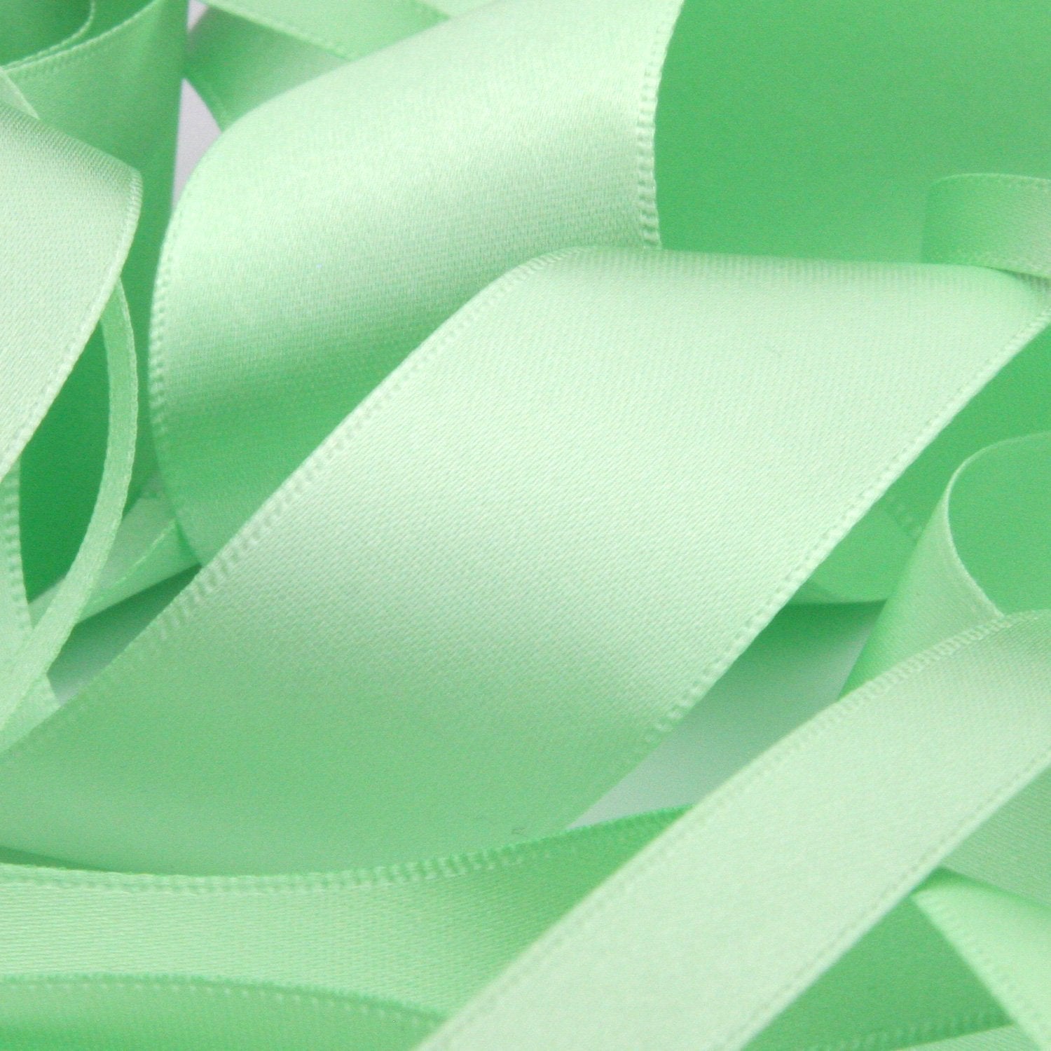 mint satin ribbon