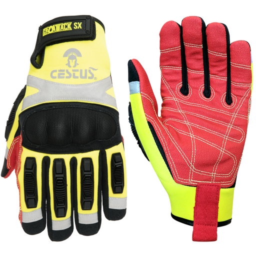 Cestus Armored Gloves - Deep Grip #3026 4XL / Red