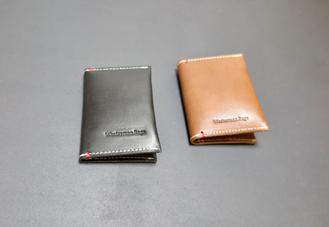Leren pasjeshouder wallet creditcard cade leather