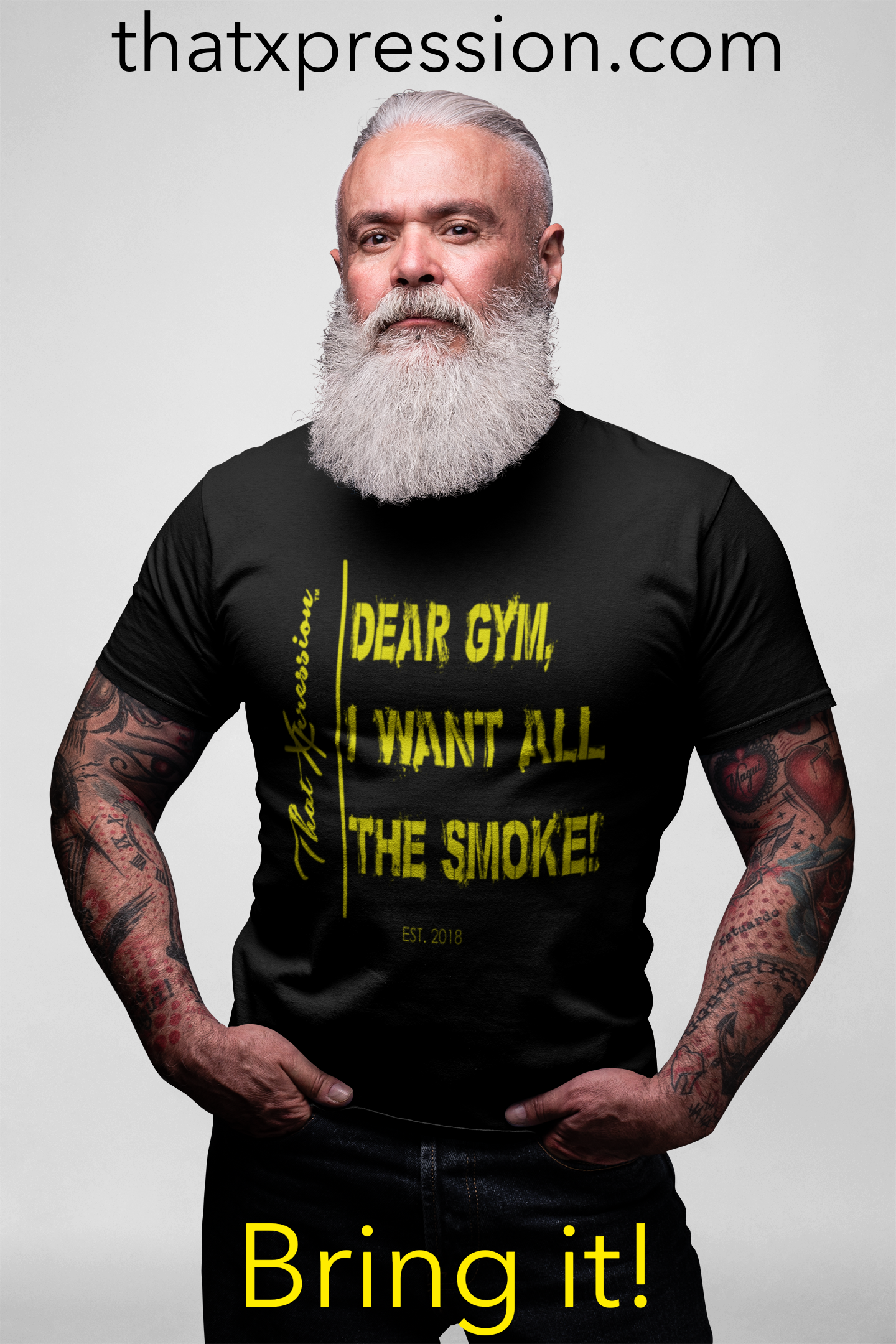 Download Dear Gym I Want All The Smoke Unisex Fitness T Shirt Ebay