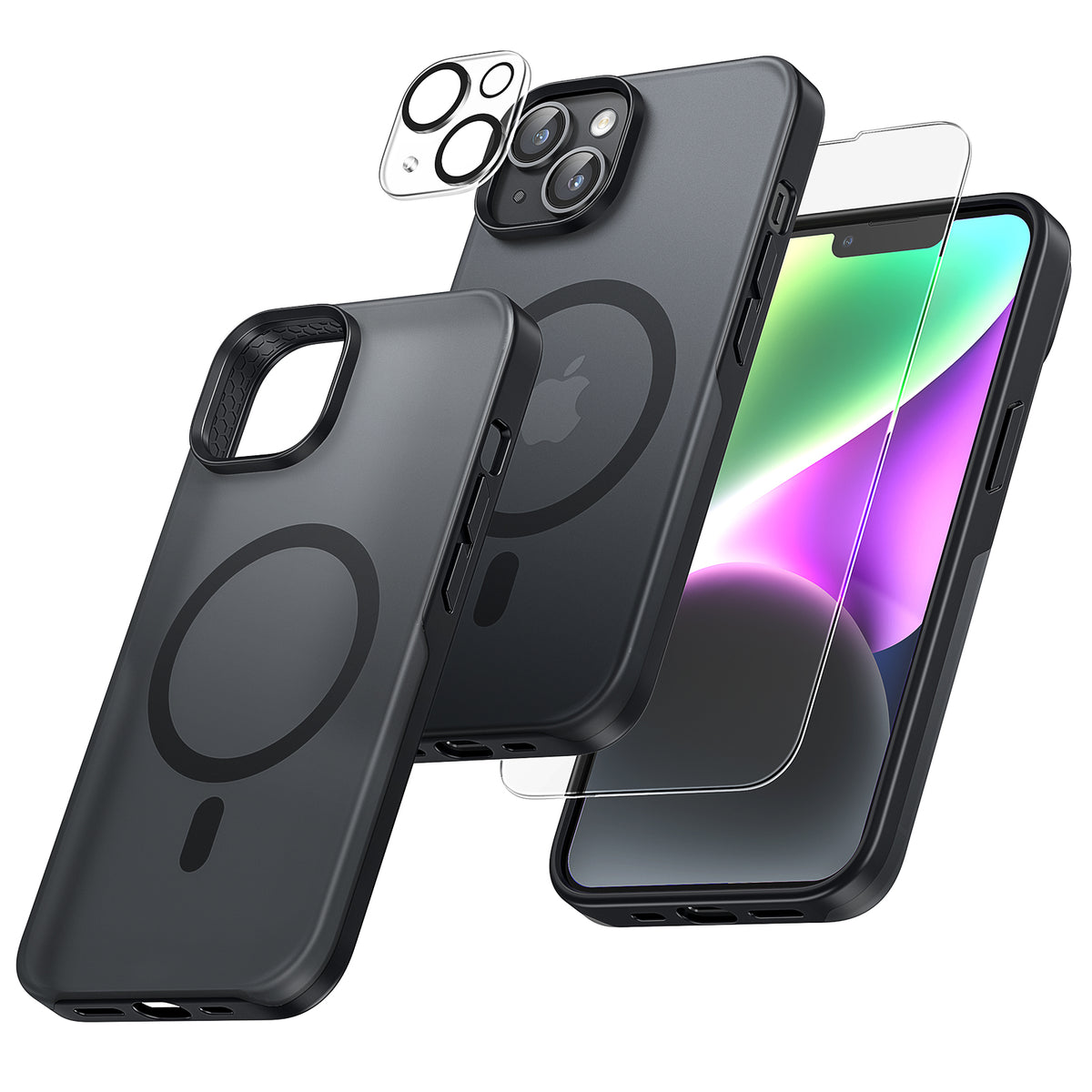 Case Space + Protector de Pantalla + Mica para Cámara para iPhone XR -  Promart