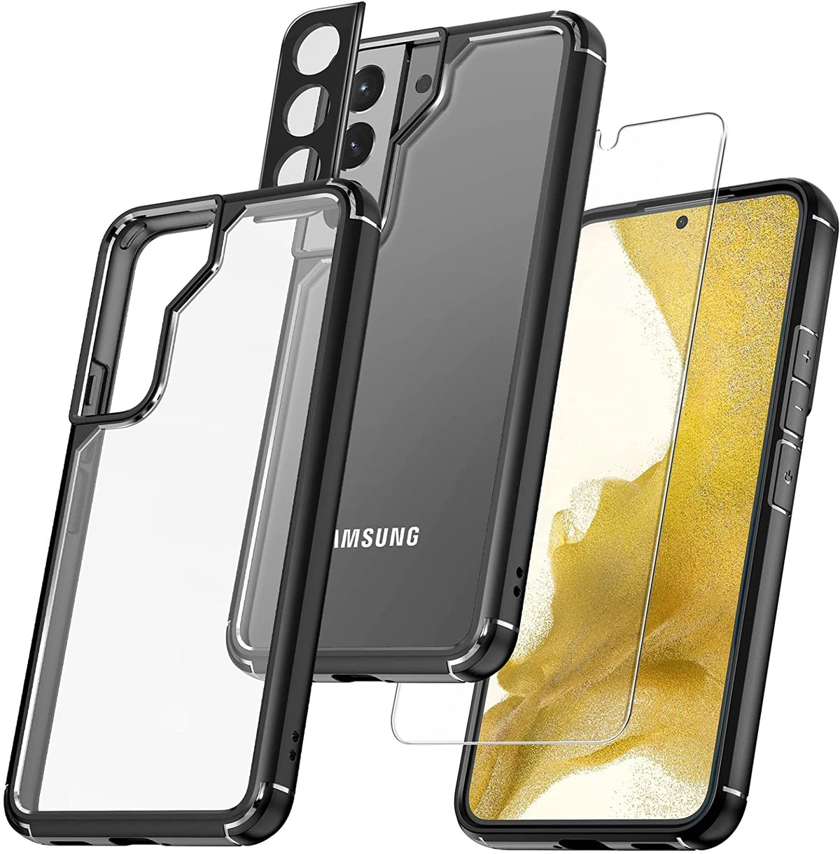 TAURI 4 Pièces Protection écran Compatible avec Samsung Galaxy S20
