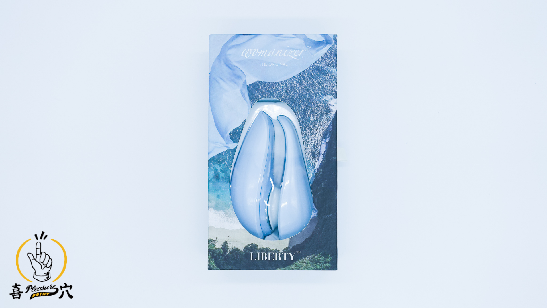 Womanizer Liberty 便攜型 陰蒂吸啜器 Powder Blue 情趣用品