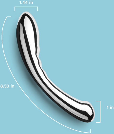Le Wand Stainless Steel Arch 重型 不鏽鋼 雙頭 G點 前列腺 按摩棒 Dual Ended G-spot Prostate Massager 