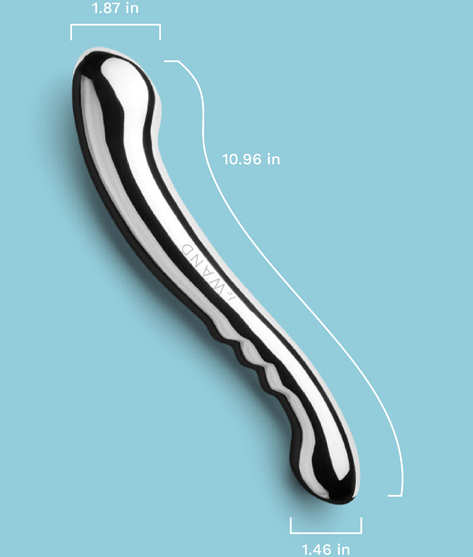 Le Wand Stainless Steel Contour 重型 不鏽鋼 雙頭 G點 前列腺 按摩棒 Dual Ended G-spot Prostate Massager 