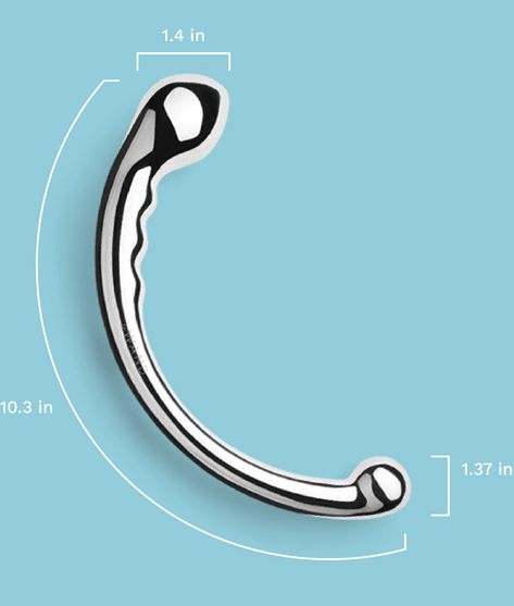 Le Wand Stainless Steel Hoop 重型 不鏽鋼 雙頭 G點 前列腺 按摩棒 Dual Ended G-spot Prostate Massager 