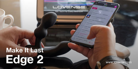 Lovense Edge 2 手機 智能 遙距 遙控 前列腺 會陰 震動器 App-controlled long-distance controlled Prostate Perineum Vibrator Massager