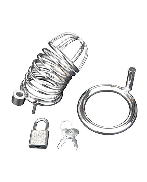 BLUE line Deluxe Chastity Cage Gadgets Preview