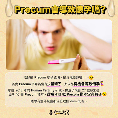 Precum 會導致懷孕嗎？