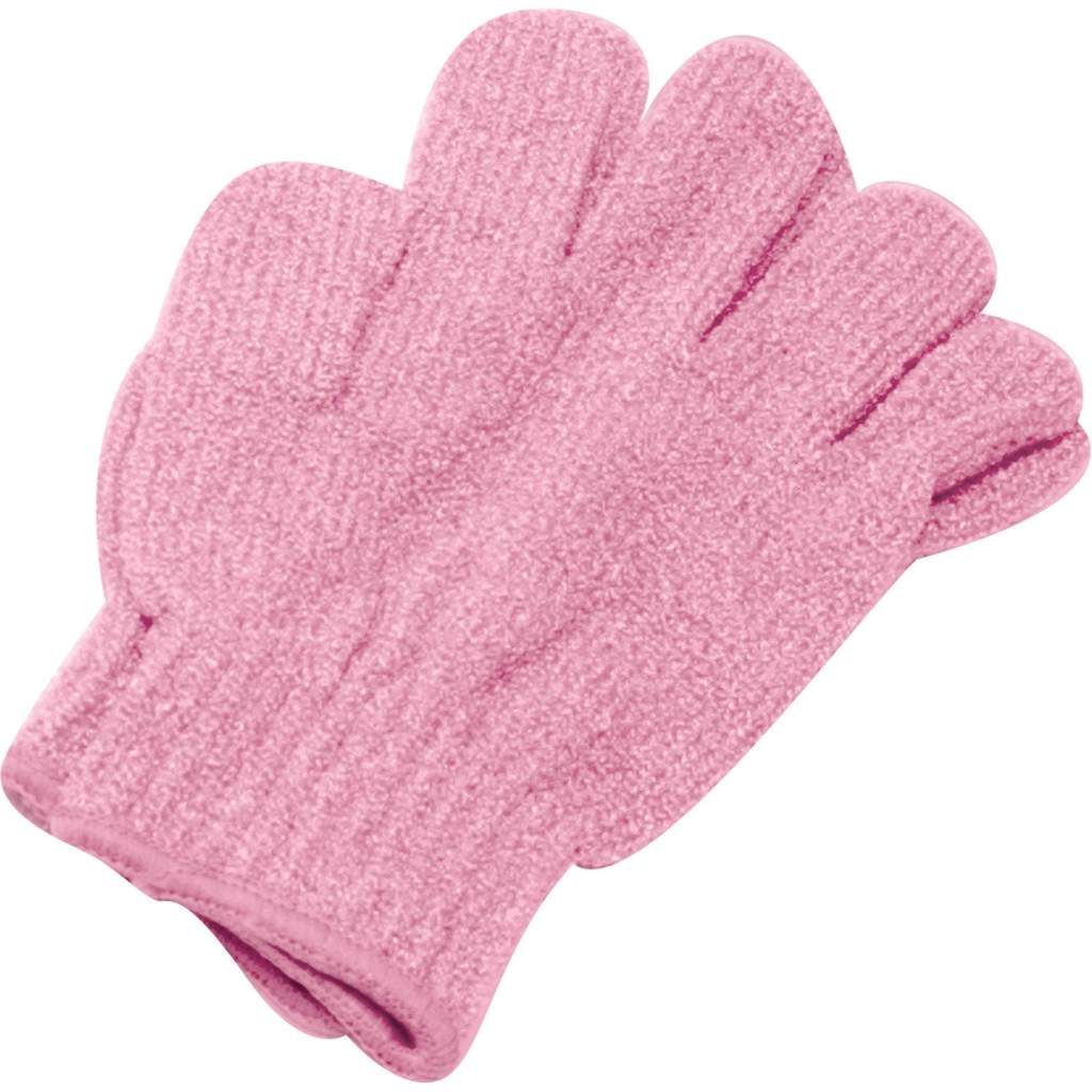 Reusable Exfoliating Gloves, Body / Face, White | Babfyface