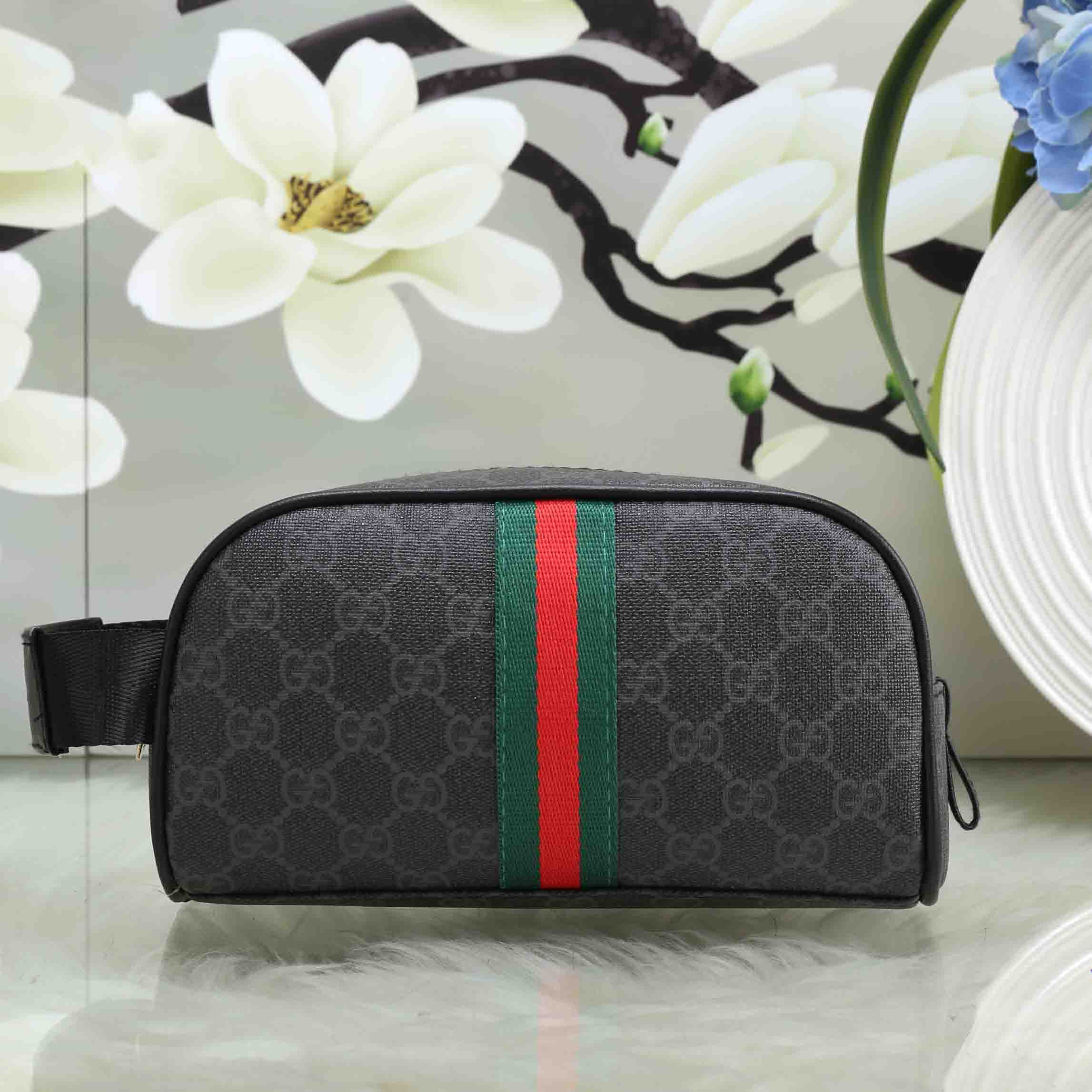 GG Classic Leather Print Wallet Purse