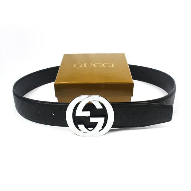 GG Woman Men Fashion Smooth Buckle Belt Leather Belt