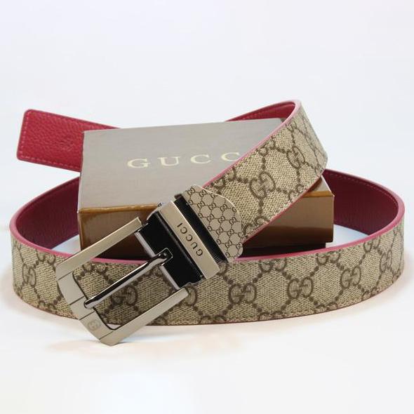 GG Woman Fashion Smooth Buckle Belt Leather Belt