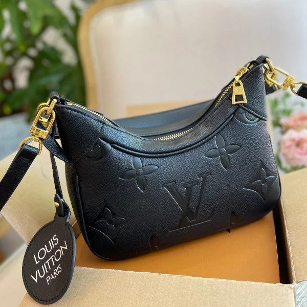 LV Louis Vuitton Women Leather Tote Crossbody Satchel Shoulder Bag Handbag