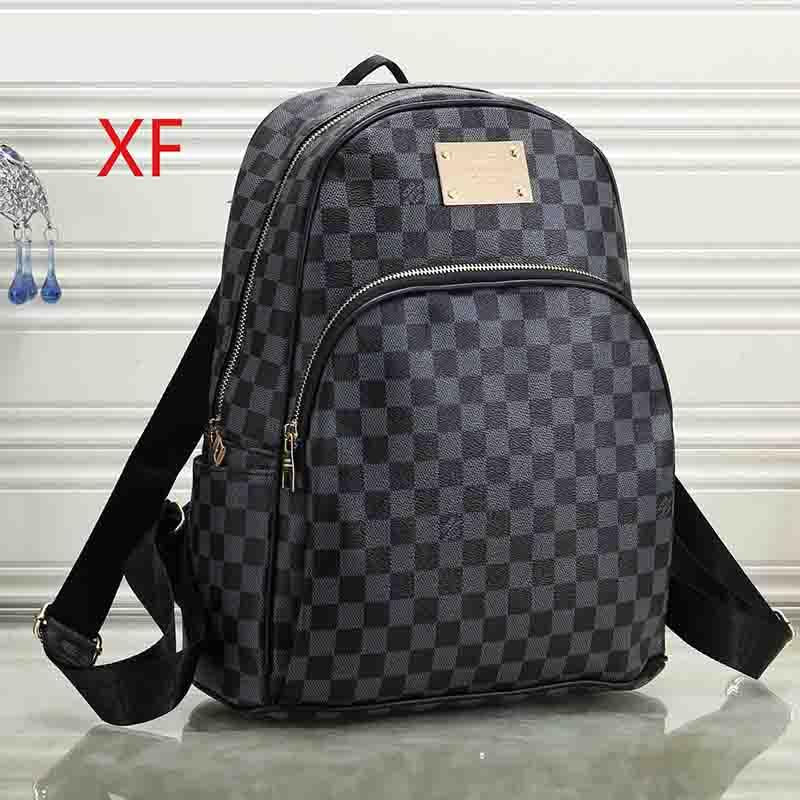 Louis Vuitton LV Women Leather Fashion Backpack Daypack Bookbag