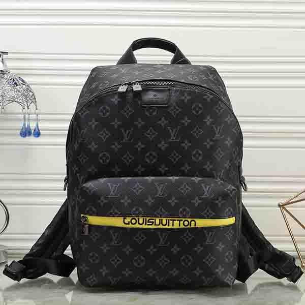 LV Louis Vuitton Cute Pattern Leather Travel Bag Backpack