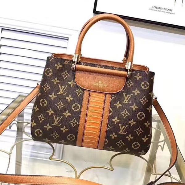 Louis Vuitton Women Fashion Leather Satchel Shoulder Bag Handbag Crossbody