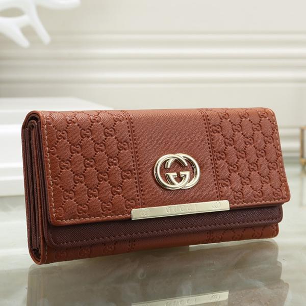 GG Women Leather Purse Wallet