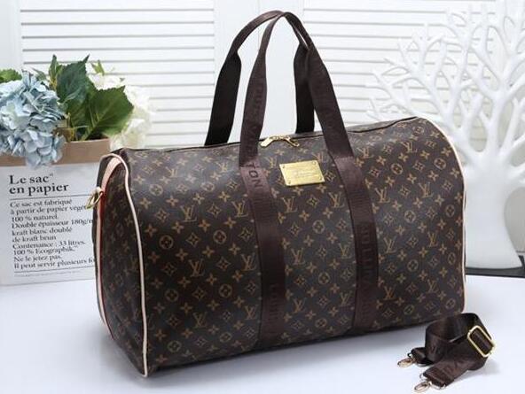 Louis Vuitton LV Women Leather Multicolor Luggage Travel Bags Tote Handbag