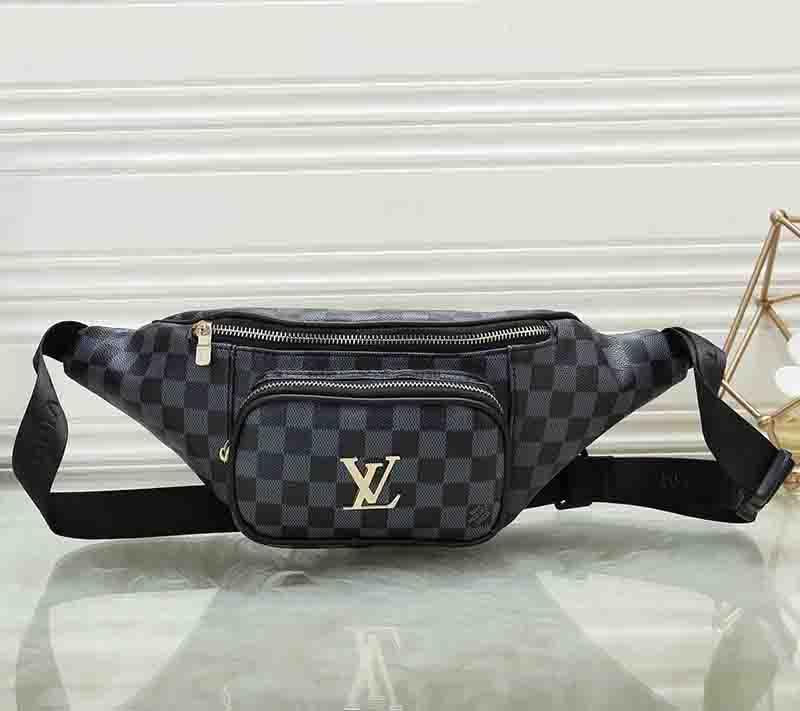 LV Louis Vuitton Women Shopping Leather Purse Waist Bag Single-Shoulder Bag Crossbody