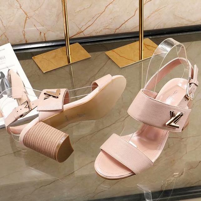 Louis Vuitton Women Fashion Casual Heels Shoes