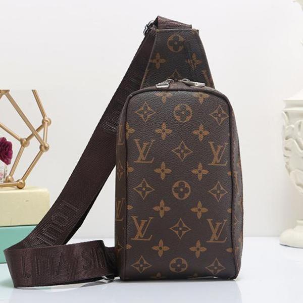 LV Louis Vuitton Woman Men Fashion Leather Crossbody Single Shoulder Bag Satchel