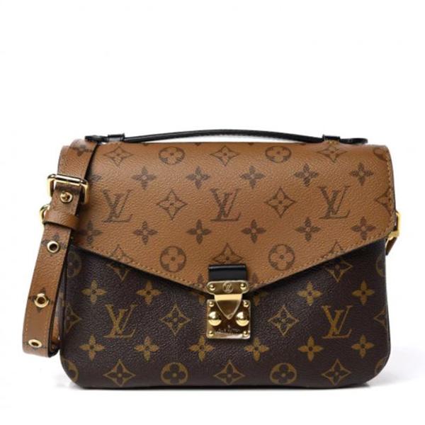 LV Louis Vuitton Women Shopping Leather Crossbody Satchel Shoulder Bag