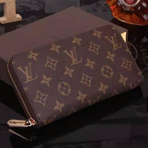 Louis Vuitton Clutch Bag Wristlet LV Classic Women Leather Print High Quality Wallet Purse