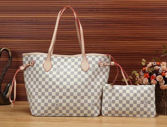 Louis Vuitton LV Women Shopping Leather Tote Handbag Shoulder Bag Clutch Bag Wristlet Cosmetic Bag T