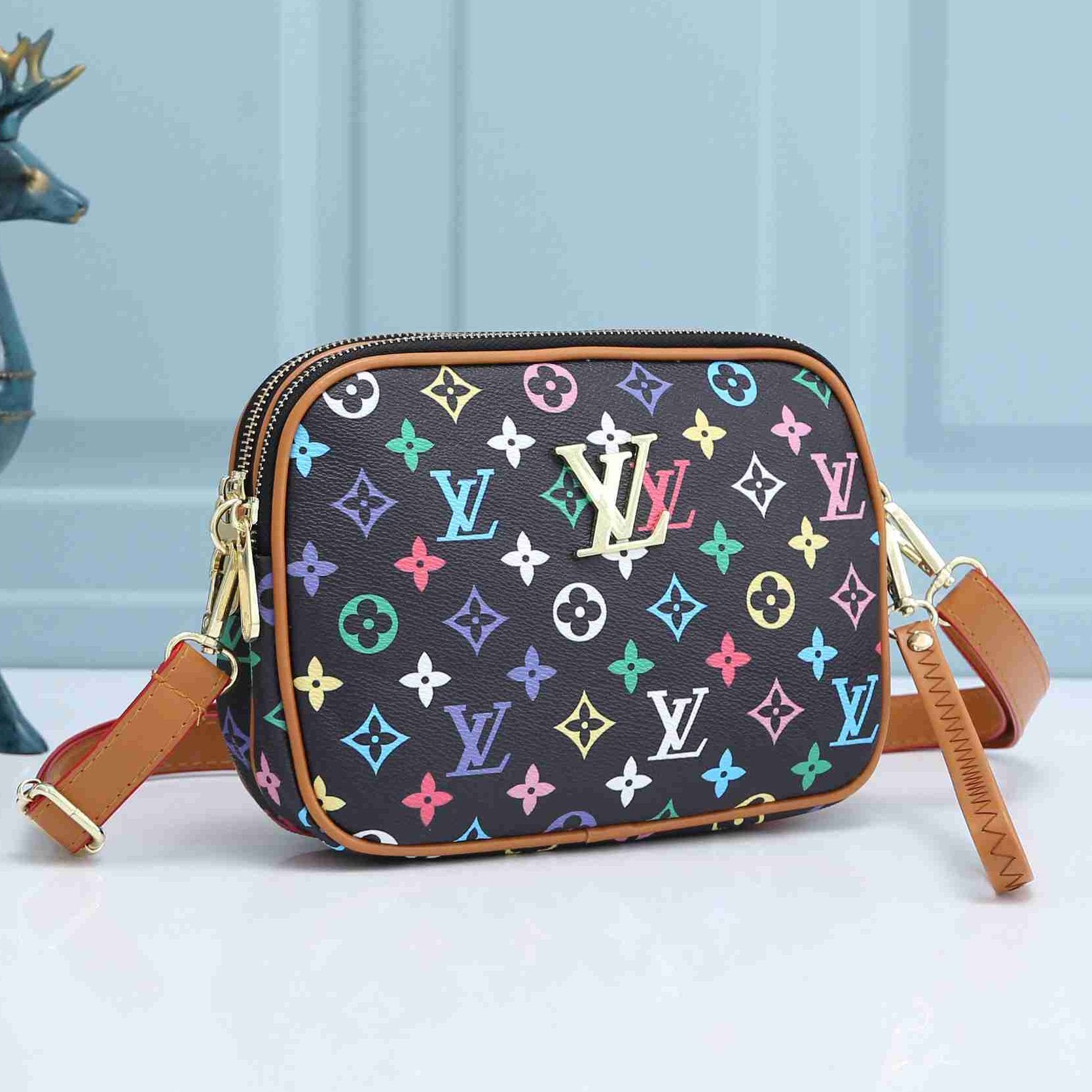 Louis Vuitton Women Fashion Leather Crossbody Satchel Shoulder Bag